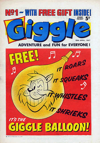 Giggle's First Issue, April 1967