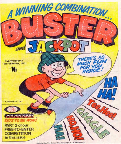 Buster and Jackpot February 1982